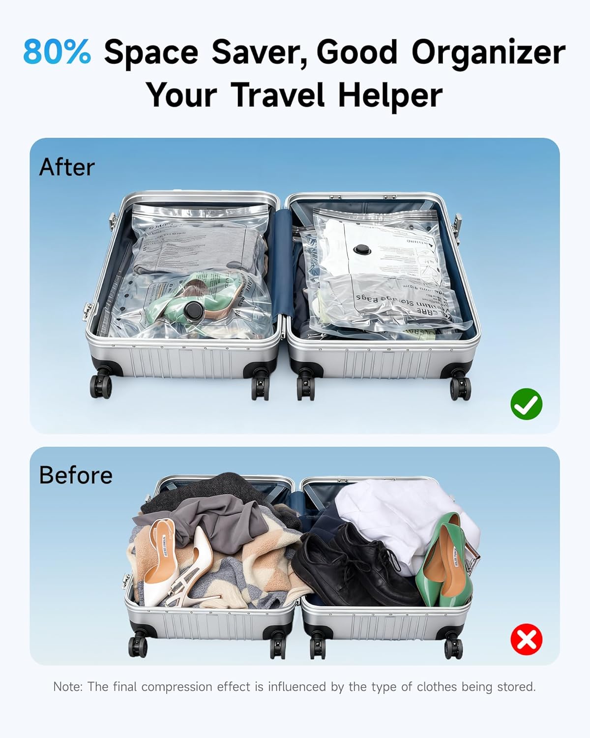 Triple Your Suitcase Space in 60 Seconds