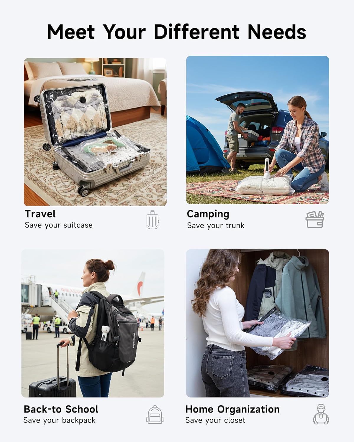 Triple Your Suitcase Space in 60 Seconds